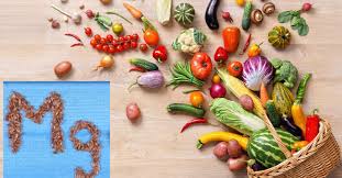 Elemento Magnesio posto in un cesto di cibo